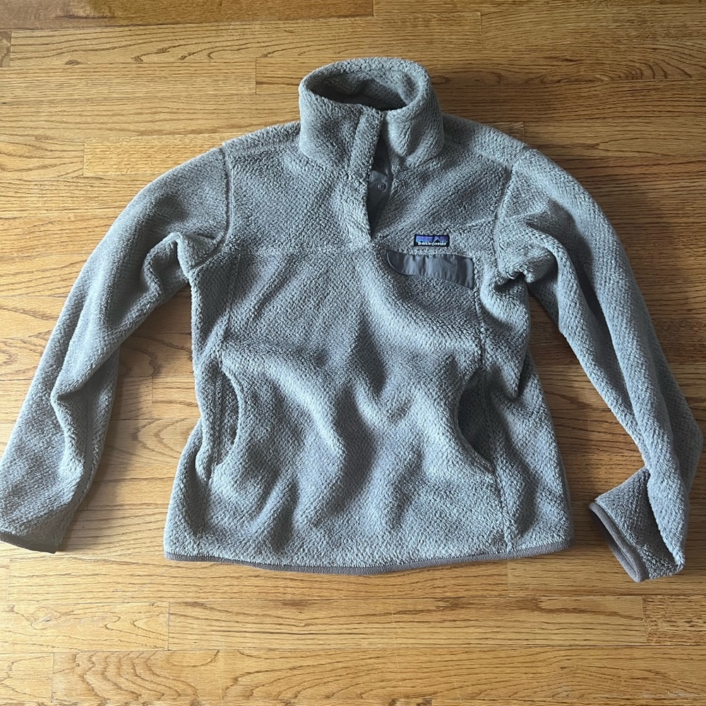 Patagonia grey womens fleece